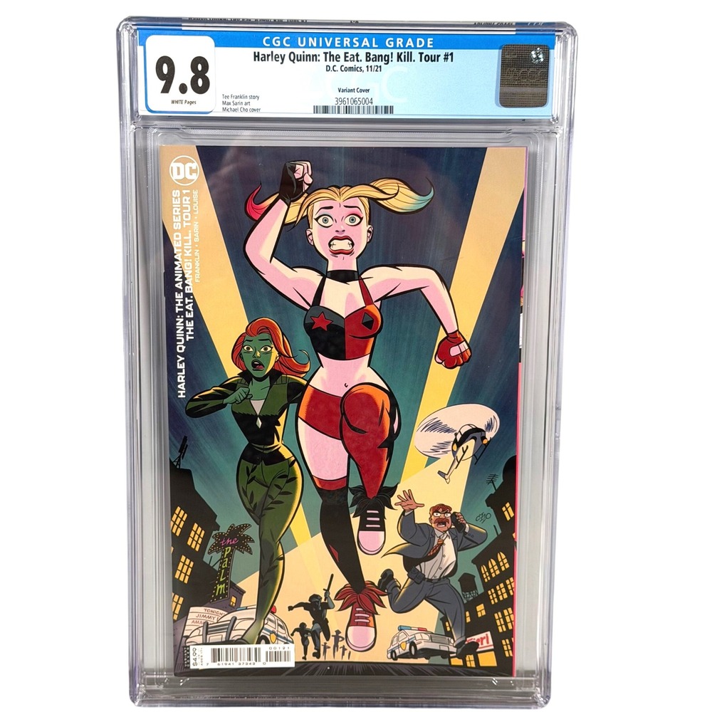 DC Harley Quinn The Eat Bang Kill Tour 1 Michael Cho Variant CGC 9.8 2021 USA